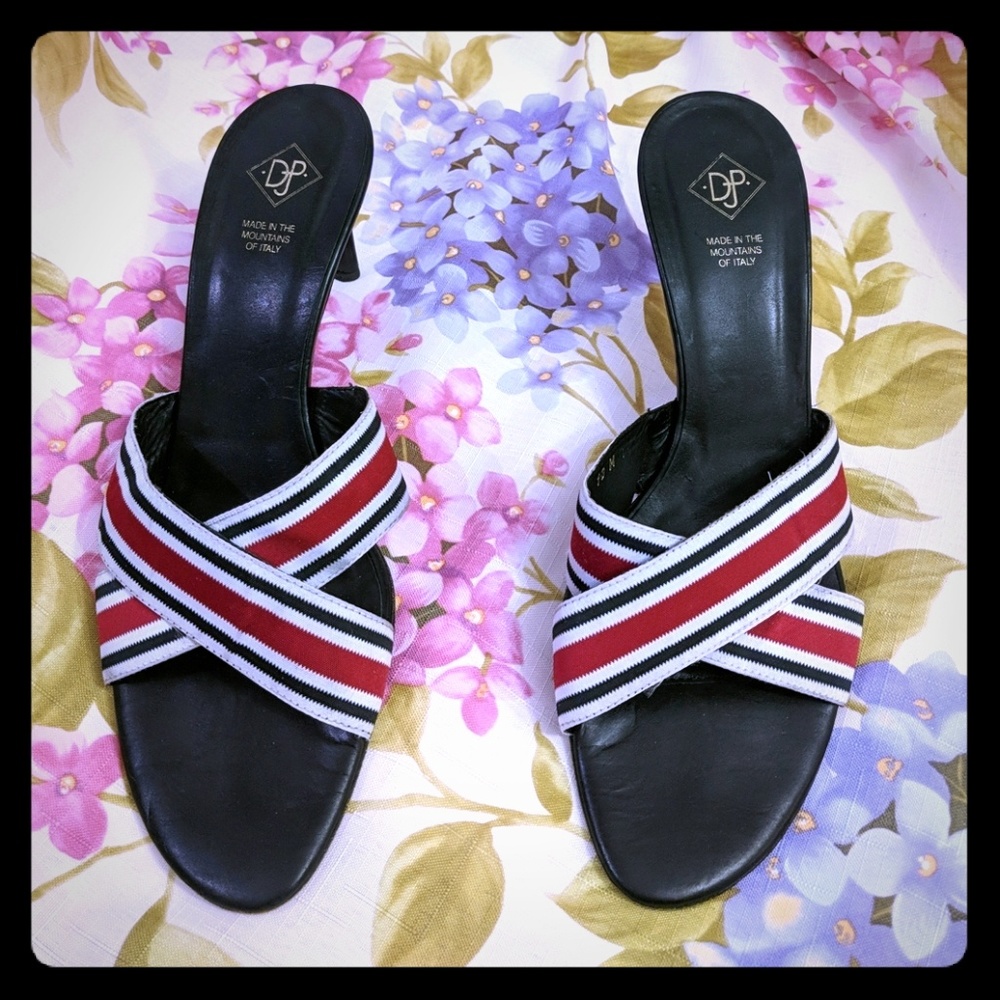Donald pliner sling bag sandal bumps 10
